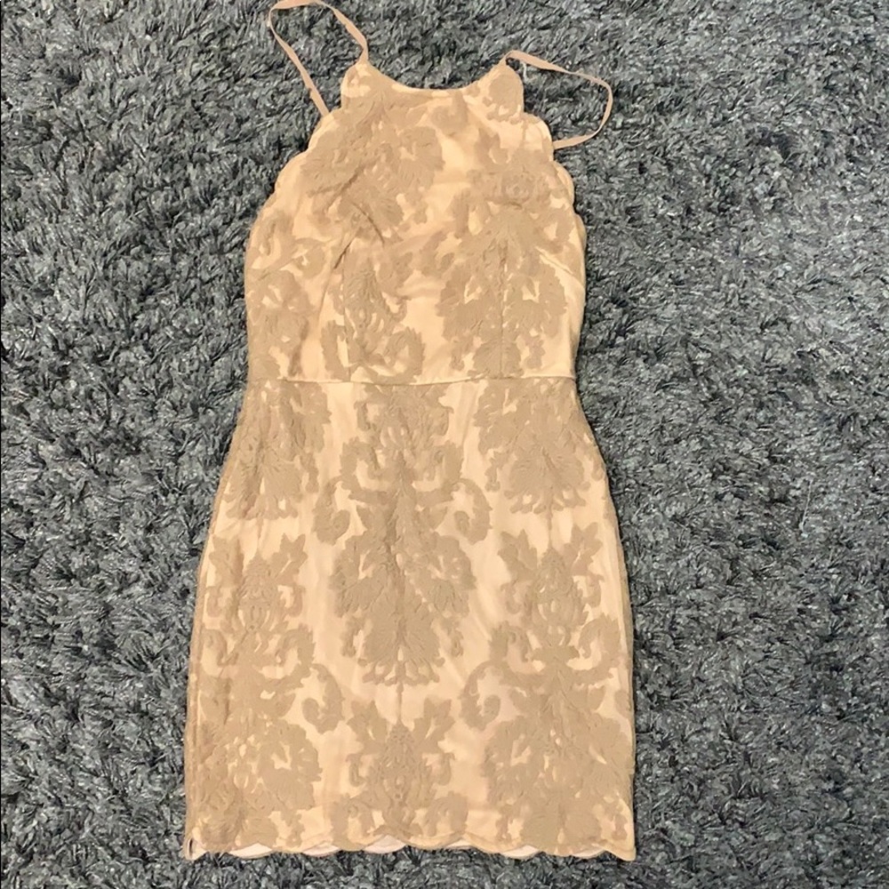 nude dress